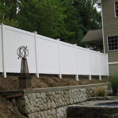 Fabrikpreis Weißes PVC-Privacy-Panel für Gartenzaun im Freien