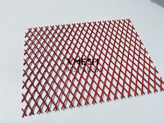 Architektonische Fassadengestaltung Verkleidung PVDF Dekoratives Aluminium-Erweiterungsnetz