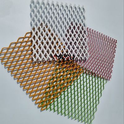 2 mm Platte Aluminium Erweiterte Verkleidung Dekoratives Mesh Metallbildschirm