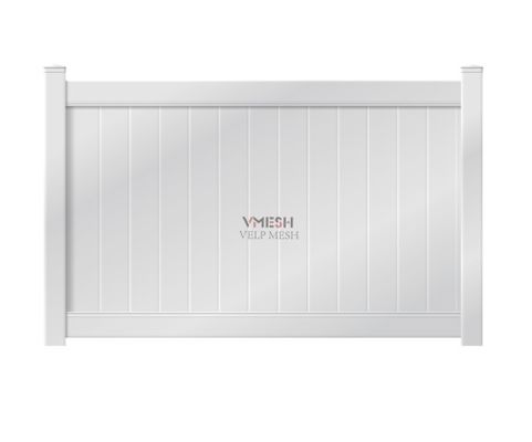 6x8ft weißer PVC-Privatsphäre Zaun für Hinterhöfe