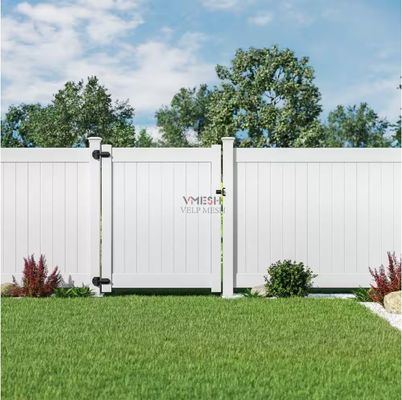 Weißes Zuhause Garten Horizontale Vinyl Zaun Nagetiersicherheit