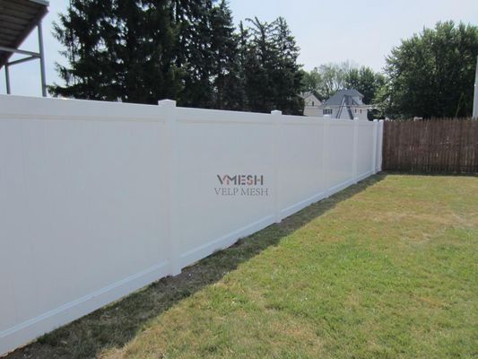 6x8ft weißer PVC-Privatsphäre Zaun für Hinterhöfe