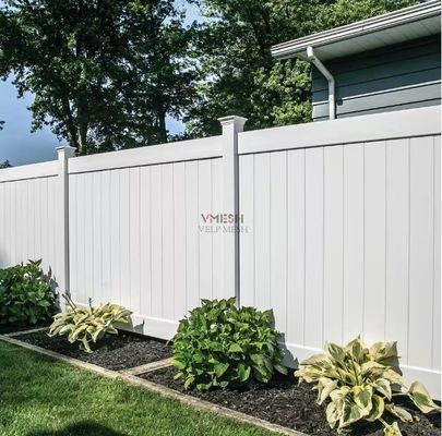 Robuste weiße PVC-Sichtschutzzäune 6x8 Fuß umweltfreundlich