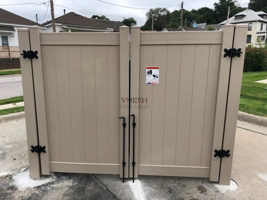 Robuste weiße PVC-Sichtschutzzäune 6x8 Fuß umweltfreundlich