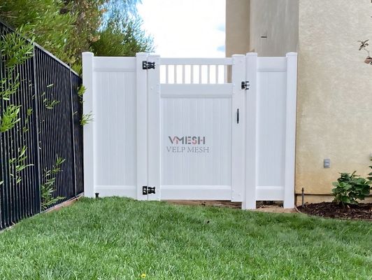 PVC-Privacy-Zaun-Panel 6x8ft Weiß wartungsfrei
