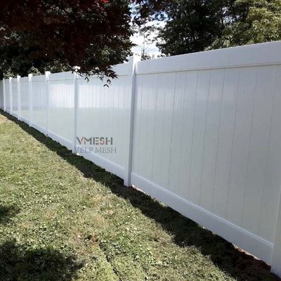 Hohe Festigkeit 6 Fuß Pvc-Privatsphäre Zaun Wartungsfrei