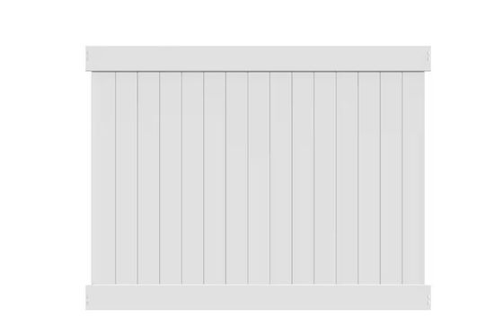 Außen PVC Kunststoff-Privacy-Stil Vinyl Zaun mit Spitzen-Pickett