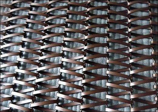 PVDF Edelstahl Dekoratives Crimp-Gewebe für Innenarchitektur