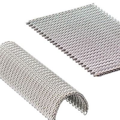 Dekoratives Flachspirale aus Edelstahl Gewebtes Drahtnetz für Vorhangwand