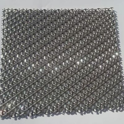 Dekoratives starkes Flachgewebtes Metallnetz Architektonisches Edelstahldrahtnetz