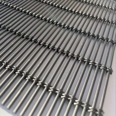 Dekoratives Aluminium-Drahtgewebe für Fassade und Trennwand, 3 mm Dicke