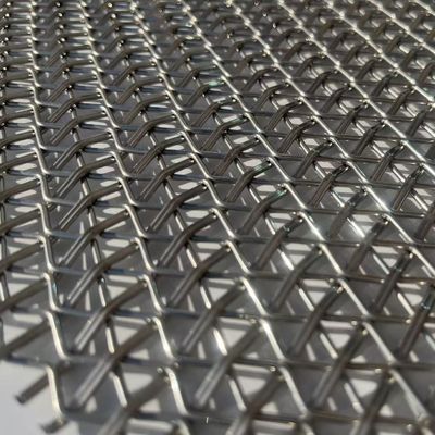 Kundenspezifische Edelstahl-Gewebe-Mesh-Platte für architektonische Dekoration