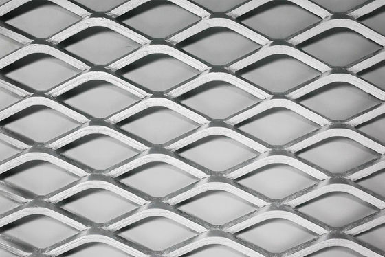 4 mm 5 mm Kohlenstoffstahl erweiterte Metallnetze Stahlplattennetze für Gehwege Plattform