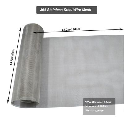 Filterplatte aus 304 Edelstahldrahtnetz - 7x7 bis 80x80 Maschengrößen