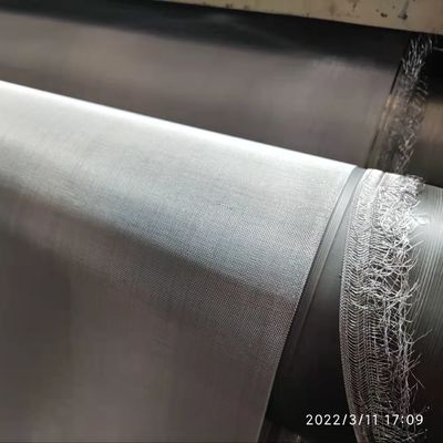 SS304 Gewebtes Quadratmetallnetz aus Krümmchen Siebbildschirm Filterdrahtnetz