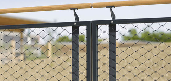Edelstahlkabelseilnetz für Architektur Diamant Flexible Screen Zoo Tiergehege Safe