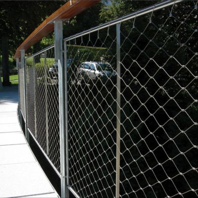 Fabrikproduktion Edelstahlkabelnetz Gewebtes Seildraht Vogelgarten Zoo Mesh
