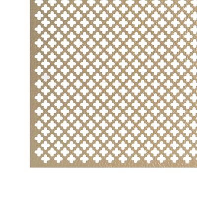 PVDF-Beschichtung Architekturquadratische Aluminiumperforierte Platten Dekoratives Metallperforationsblech