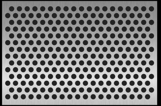 PVDF-Beschichtung Architekturquadratische Aluminiumperforierte Platten Dekoratives Metallperforationsblech