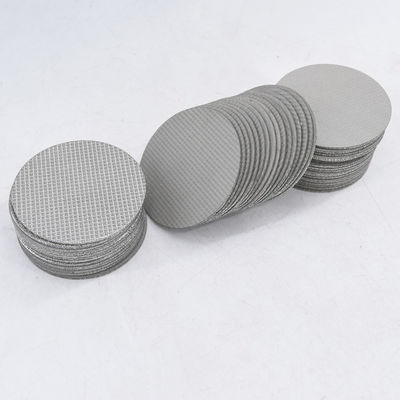 100 Mikron Sintermetall 316 Filterscheibe aus Edelstahl Mehrschichtfilter