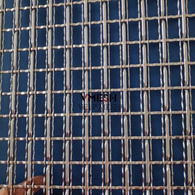 Kundenspezifische, schöne Dekorative Trennwände aus schlicht gewebten Metallpaneelen für die Architektur