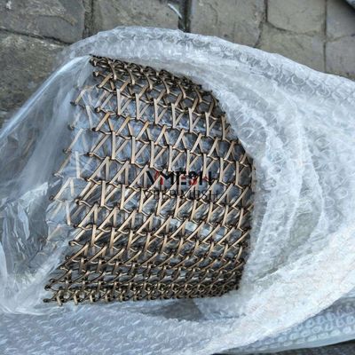 Pulverbeschichtung aus Aluminium und Edelstahl, gekrempelt, mit Gewebe aus Gewebe