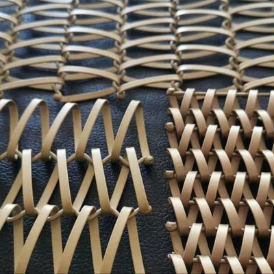 Niederländische Gewebe Dekorative Gold Edelstahl Bar Dekorative Metallvorhang