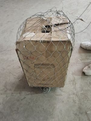 Anti-Diebstahl Anpassbare Größe Diamantlochform Edelstahl Drahtseilnetz für Sicherheitszäune