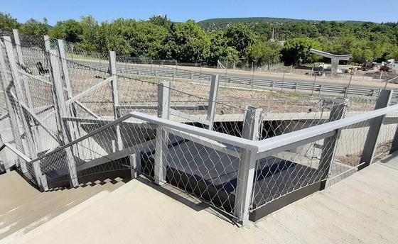 Weiches Edelstahlseil-Drahtgeflecht mit 60° Maschenöffnungswinkeln und galvanisierter, polierter Oberfläche für den Gebäudeschutz