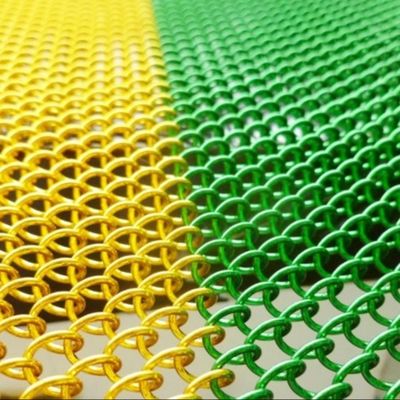 Innenarchitektur-architektonisches dekoratives Kettenglied-Vorhang-Netz verwendet für Büro/Hotel