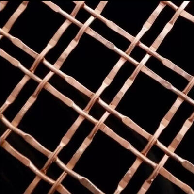 Dekorative Edelstahlverkleidung, Metallfassadenplatte, gewebtes Drahtgeflecht