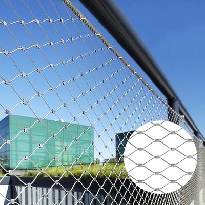 Sondergrößen Edelstahlseilnetz Tiergehege Voliere Zozaun Schutzgitter