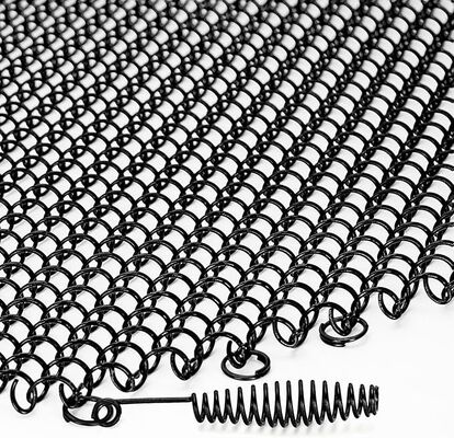 Starke Kettenglieder-Metallgitterspule für dekorative und sichere Kaminabschirmung