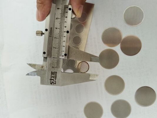 Keine Burrs Chemische Fräsen 1mm SS304 Ätznetz Filterscheibe