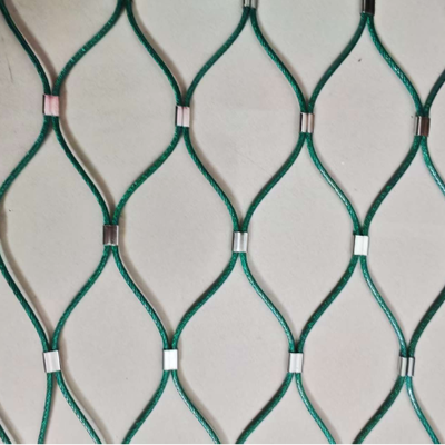Edelstahldraht 7*19 Kabelnetz mit PVC-beschichtetem Finish-Netz für dekorative Zäune