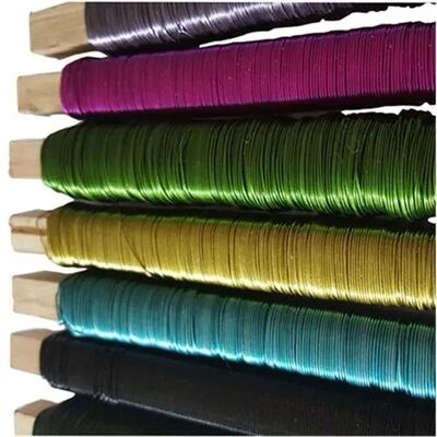 Customizable Painted Colorful Metal Floral Wire For Decorations And Garden Craft