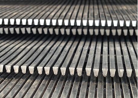 Anpassungsfähige Stützstange 304 aus Edelstahl Keil Drahtgitter Panel Industriefilter Anpassungsfähige Abmessungen