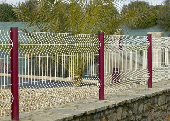 3D-verzinktes geschweißtes Drahtgitter 50x100mm 3,0mm Pulverbeschichtet