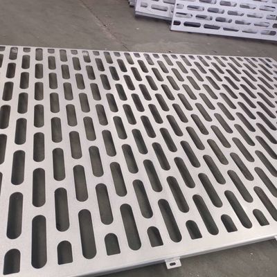 Schwarze Aluminium-Perforationsplatte für Vorhangwand 1,8 mm