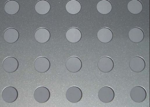 4 * 8ft Edelstahl Gerade rundes Loch Muster Perforierblatt