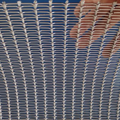 aus rostfreiem Stahl geformtes gewebtes Dekorationsnetz Vorhangwand Metallnetz