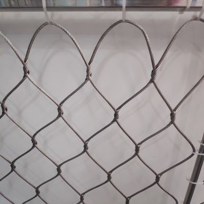 SS304 7*7 Flexible Kabel-Drahtnetze für Zoozaun