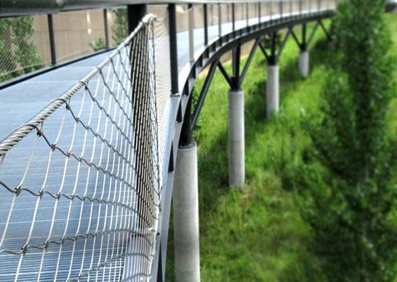 SS316 Edelstahl-Kabelnetz für Treppengeländer 1-5mm Draht