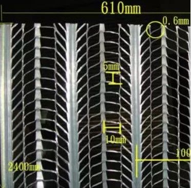 Feuerverzinktes Streckmetall für Innenwände mit korrosionsbeständigen und feuerfesten Eigenschaften
