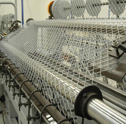4,8 mm verzinkter Maschendrahtzaun 50 m Rolle Diamantloch