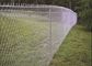 Messgerät-Kettenglied-Zaun PVC des Tennisplatz-10 beschichtete vorübergehendes ISO1461
