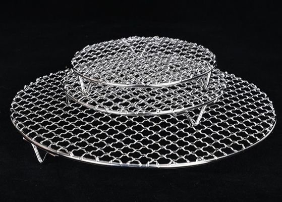 Edelstahl 304 BBQ Grill Drahtgitter 450x600mm Lebensmittelqualität
