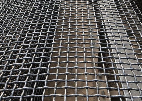 Edelstahl 304 Schlosscrimped Woven Wire Mesh für Bergbauschirme