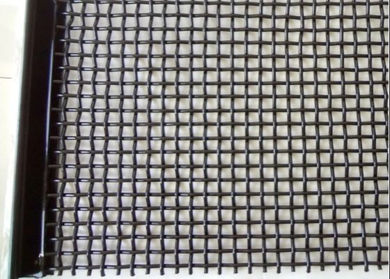 65Mn Kohlenstoffstahl Drahtgewebe mit Wellen für Zerkleinerungssiebe