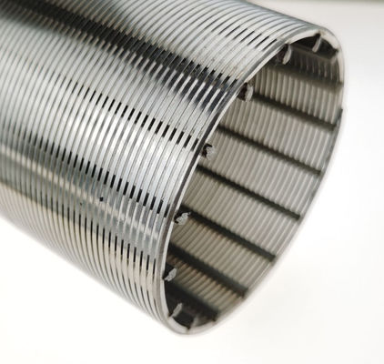 Anpassungsfähige Stützstange 304 aus Edelstahl Keil Drahtgitter Panel Industriefilter Anpassungsfähige Abmessungen